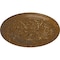 Ekena Millwork Luton Ceiling Medallion (Fits Canopies up to 3 1/2"), Hand-Painted Smokey Topaz Crackle, 21"OD x 2"P CM21LUSTC - alternate 5